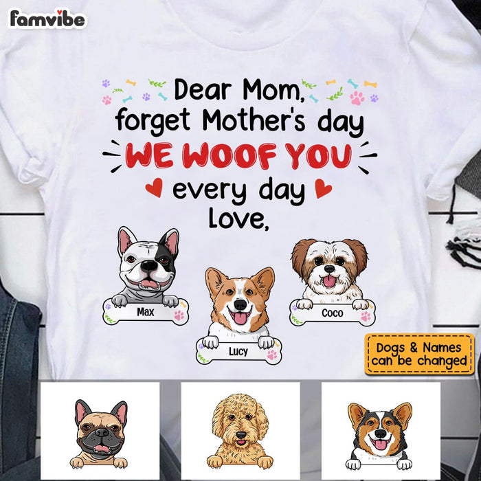 Personalized Dog Mom Mother's Day T Shirt AP410 85O53 1