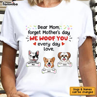 Personalized Dog Mom Mother's Day T Shirt AP410 85O53 thumb 1