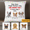Personalized Dog Mom Mother's Day Pillow MR113 85O53 1