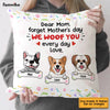 Personalized Dog Mom Mother's Day Pillow MR113 85O53 1