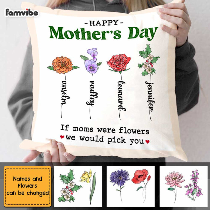 Personalized Mom Mother's Day Pillow MR153 85O47 1