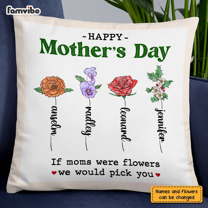 Personalized Mom Mother's Day Pillow MR153 85O47 1