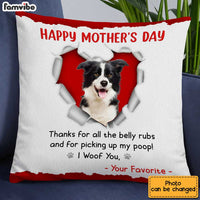 Personalized Dog Mom Mother's Day Photo Pillow MR221 85O34 thumb 1