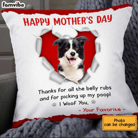 Personalized Dog Mom Mother's Day Photo Pillow MR221 85O34 thumb 1