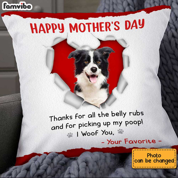 Personalized Dog Mom Mother's Day Photo Pillow MR221 85O34 1