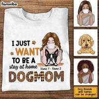 Personalized Dog Mom T Shirt AP182 31O34 thumb 1