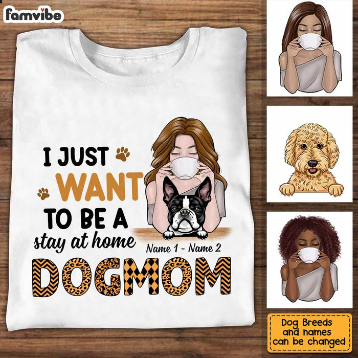 Personalized Dog Mom T Shirt AP182 31O34 1