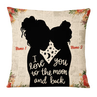 Personalized Mom Daughter Pillow AP54 31O53 thumb 1