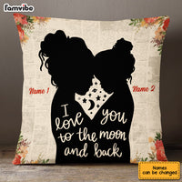 Personalized Mom Daughter Pillow AP54 31O53 thumb 1