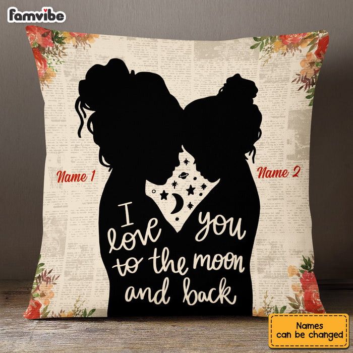 Personalized Mom Daughter Pillow AP54 31O53 1