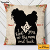 Personalized Mom Daughter Pillow AP54 31O53 1