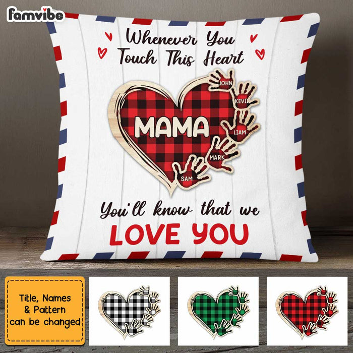 Personalized Mom Daughter Long Distance Pillow AP52 31O47 1