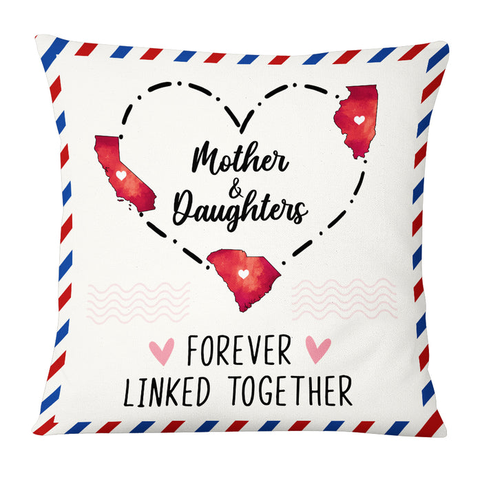 Personalized Mom Daughter Pillow AP51 31O53 1
