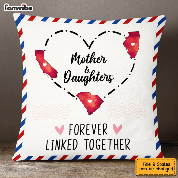 Personalized Mom Daughter Pillow AP51 31O53 1
