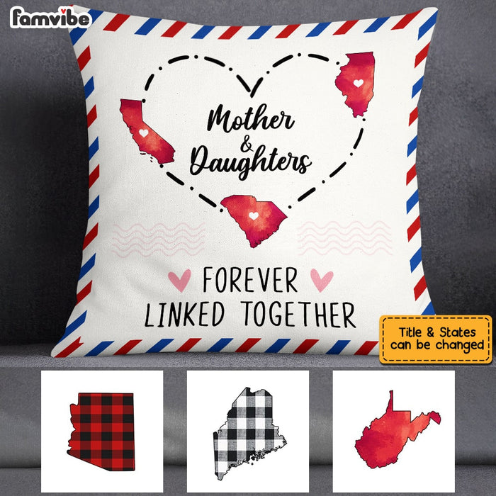 Personalized Mom Daughter Pillow AP51 31O53 1