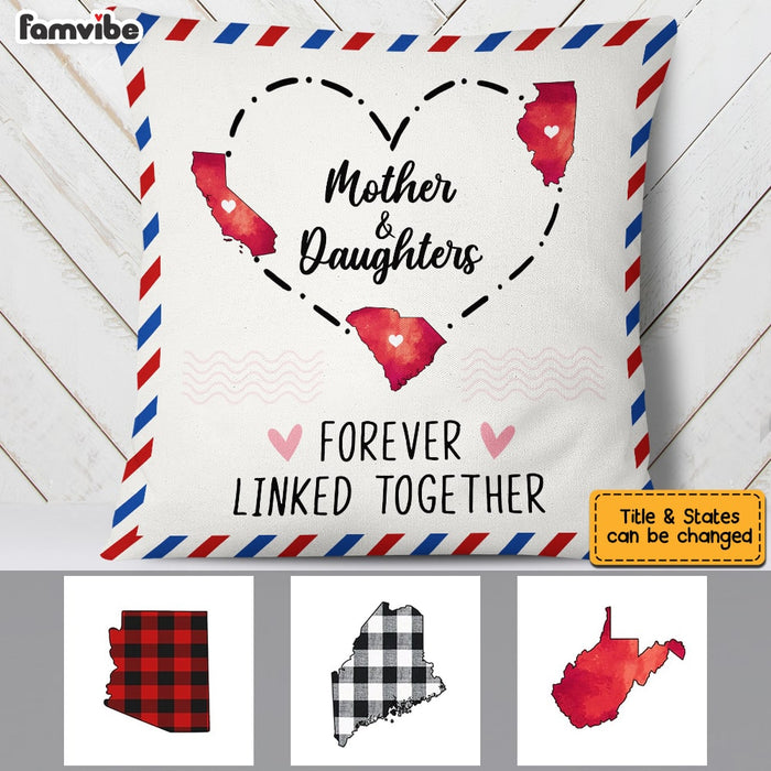Personalized Mom Daughter Pillow AP51 31O53 1