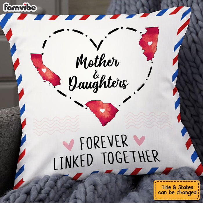 Personalized Mom Daughter Pillow AP51 31O53 1