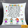 Personalized Mom Grandma Grandchildren Drawing Pillow AP53 30O53 1