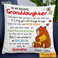Personalized Granddaughter Love Drawing Pillow AP71 28O47 thumb 1