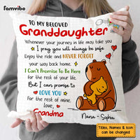 Personalized Granddaughter Love Drawing Pillow AP71 28O47 thumb 1