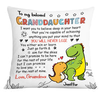 Personalized Granddaughter Love Drawing Pillow AP52 28O28 thumb 1