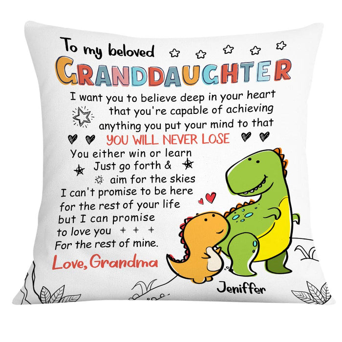 Personalized Granddaughter Love Drawing Pillow AP52 28O28 1