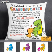 Personalized Granddaughter Love Drawing Pillow AP52 28O28 thumb 1