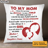 Personalized Mom Daughter Love Pillow AP131 28O34 thumb 1