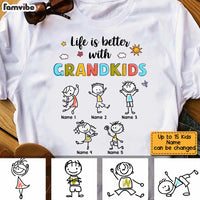 Personalized Grandkid Love Drawing T Shirt AP82 28O34 thumb 1