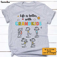 Personalized Grandkid Love Drawing T Shirt AP82 28O34 thumb 1