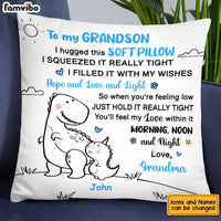 Personalized Dinosaur Drawing Pillow AP51 30O34 thumb 1