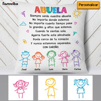 Personalized Grandma Spanish Abuela Drawing Pillow AP81 23O53 thumb 1