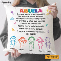 Personalized Grandma Spanish Abuela Drawing Pillow AP81 23O53 thumb 1