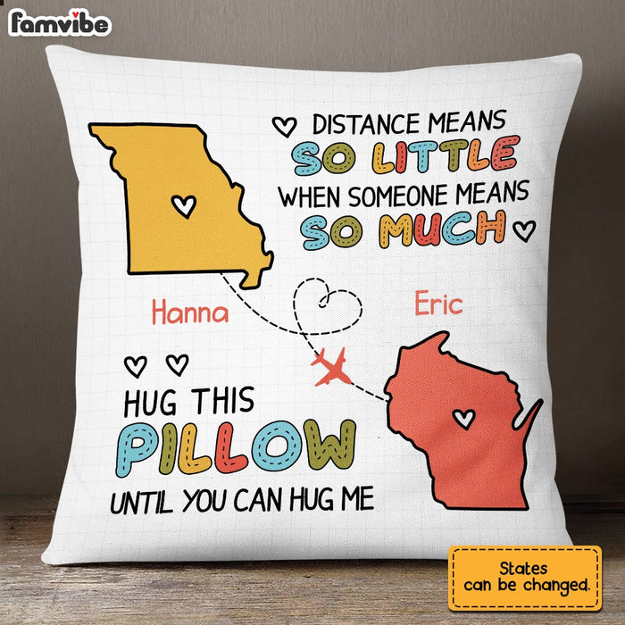 Personalized Long Distance Drawing Pillow AP67 30O28 1