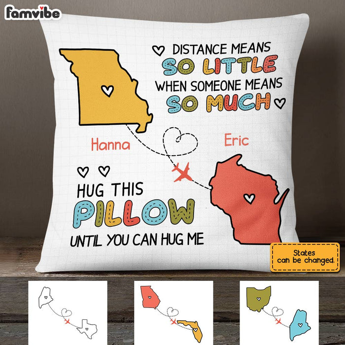 Personalized Long Distance Drawing Pillow AP67 30O28 1