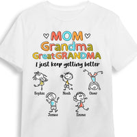 Personalized  Grandma Mom Drawing T Shirt AP91 28O53 thumb 1