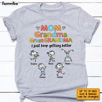 Personalized  Grandma Mom Drawing T Shirt AP91 28O53 thumb 1