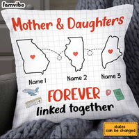 Personalized Mom Grandma Drawing Pillow AP66 30O34 thumb 1