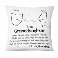 Personalized Granddaughter Long Distance Hug This Drawing Pillow AP63 30O47 thumb 1