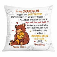 Personalized Mom Grandma Hug This Drawing Pillow AP71 30O34 thumb 1