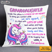 Personalized Mom Grandma Unicorn Drawing Pillow AP72 23O53 thumb 1