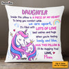 Personalized Mom Grandma Unicorn Drawing Pillow AP72 23O53 1