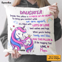 Personalized Mom Grandma Unicorn Drawing Pillow AP72 23O53 thumb 1