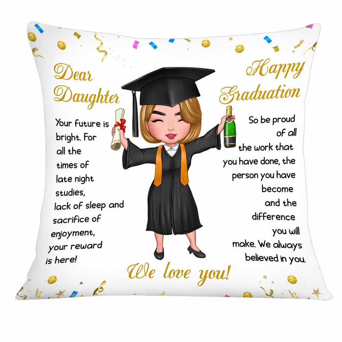 Personalized Graduation Daughter Son Pillow AP92 30O34 1