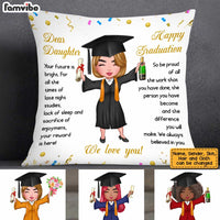 Personalized Graduation Daughter Son Pillow AP92 30O34 thumb 1