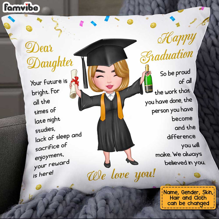 Personalized Graduation Daughter Son Pillow AP92 30O34 1