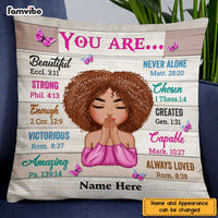 Personalized Daughter BWA You Are Pillow AP95 30O47 thumb 1