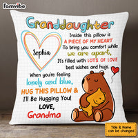 Personalized Mom Grandma Bear Drawing Pillow AP121 30O53 thumb 1