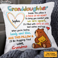 Personalized Mom Grandma Bear Drawing Pillow AP121 30O53 thumb 1