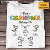 Personalized Grandma Drawing T Shirt - Hoodie - Sweatshirt AP132 23O47 1